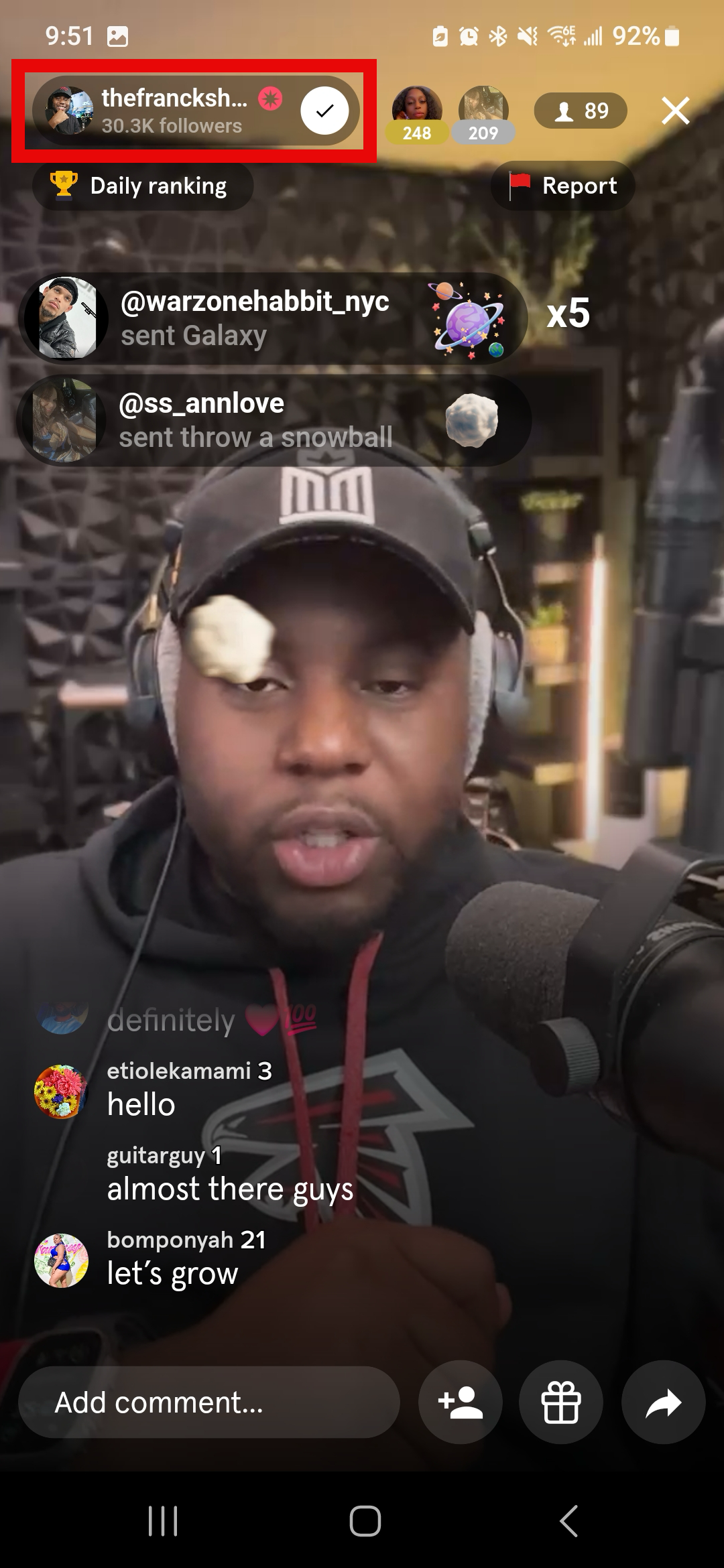 Tap username.png